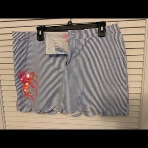 NWOT Lilly Pulitzer skort-SUPER cute for summer!!! Sz 12